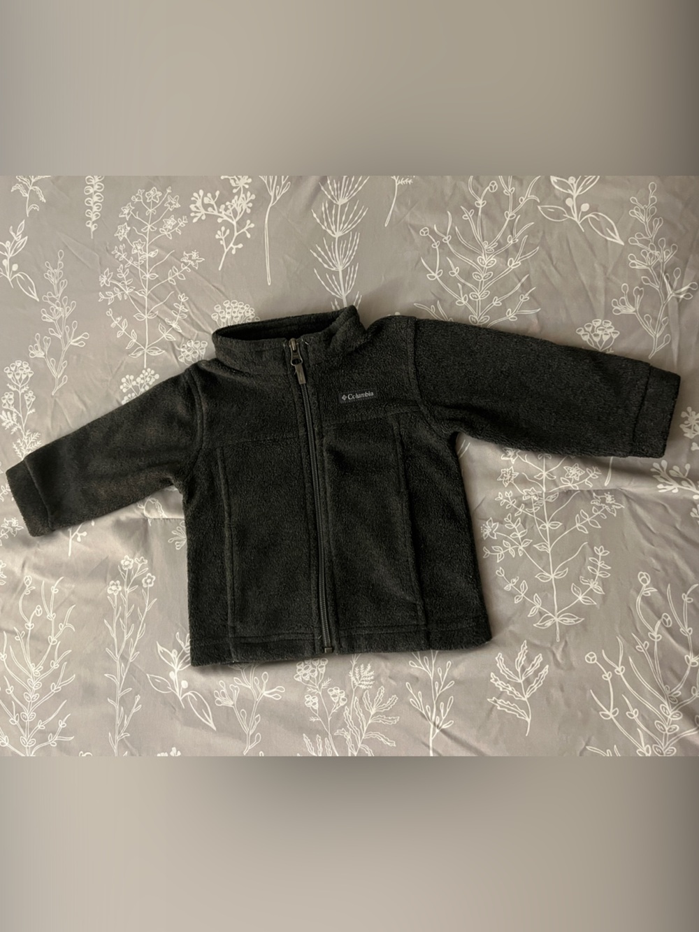 Columbia Infant Dark Grey Full-Zip Fleece Jacket
